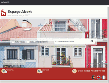 Tablet Screenshot of espaco-aberto.com